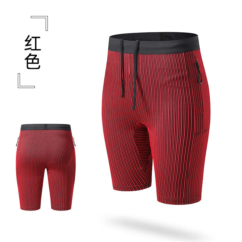 Men’s Compression Running Shorts — With Pockets