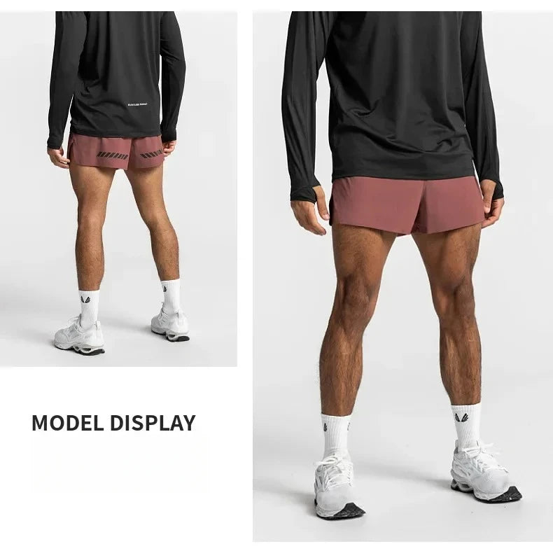 Men’s Quick-Dry Sports Shorts — Stretch Fit with Pockets