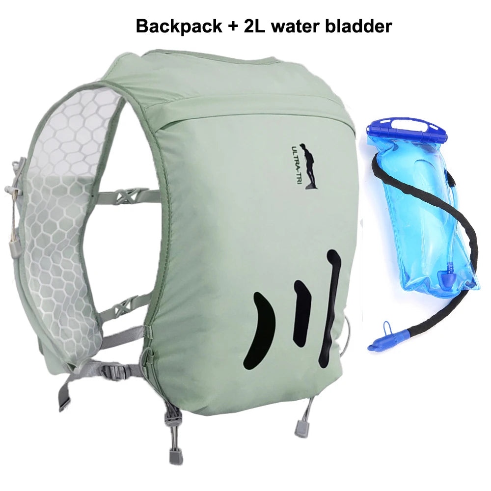 ULTRA-TRI Lightweight Hydration Running Vest Waterproof Trail Running Backpack 6L