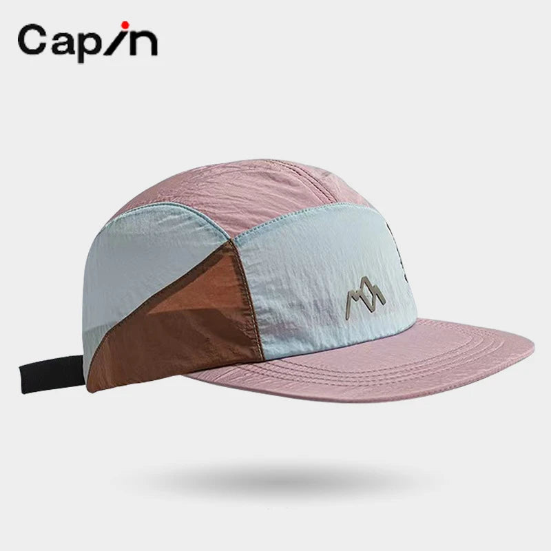 Summer Quick-drying Baseball Cap for Men and Women 5-panel Street Trend Versatile Japanese Retro Sun Protection Hiking Hat