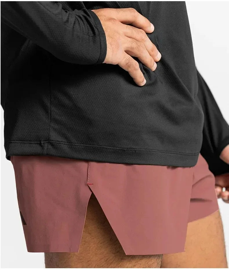 Men’s Quick-Dry Sports Shorts — Stretch Fit with Pockets