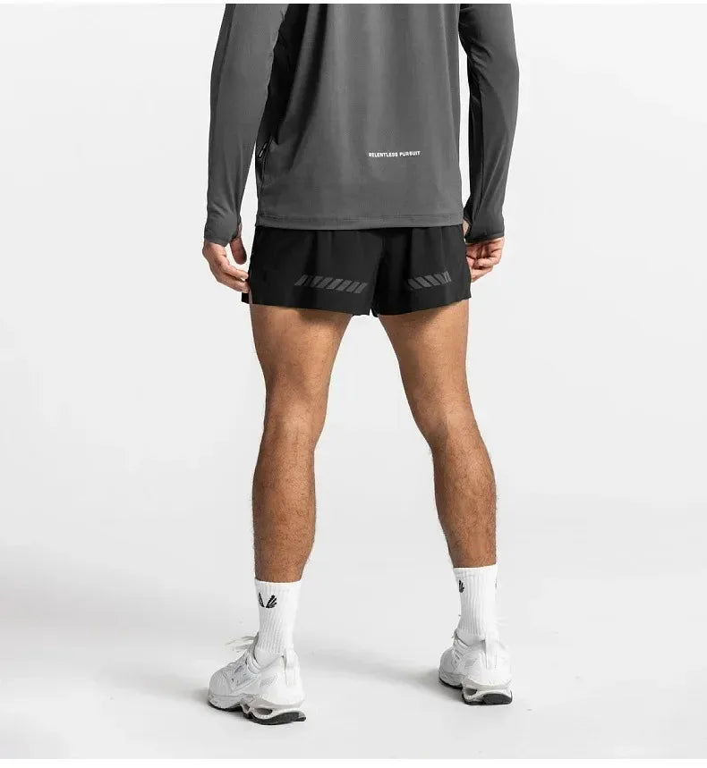 Men’s Quick-Dry Sports Shorts — Stretch Fit with Pockets