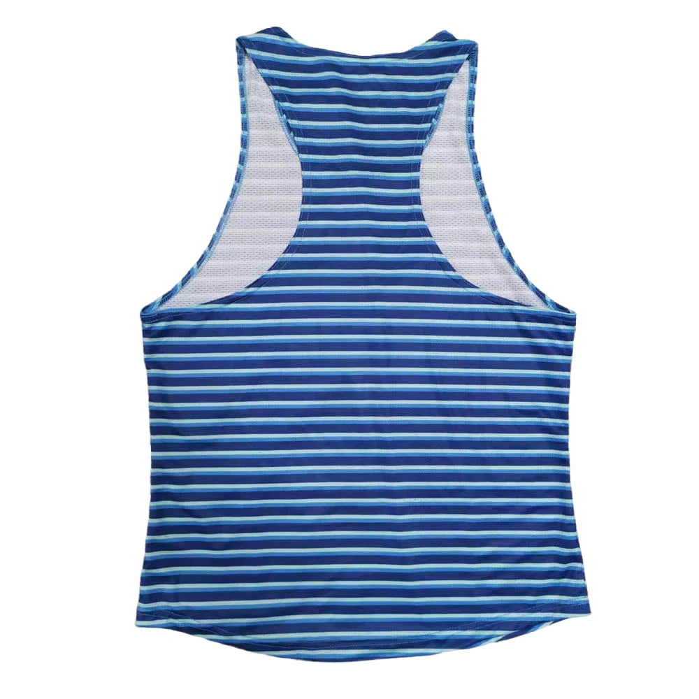 🟦 Pace & Flow Running Vest – Ultra-Light Quick-Dry (Gradient Blue)