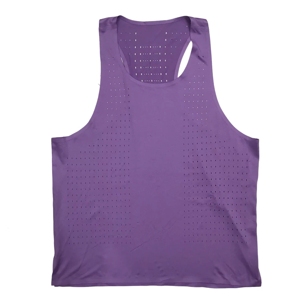 ⚫ Men's Ultra-Light Running Vest – Black AeroTech