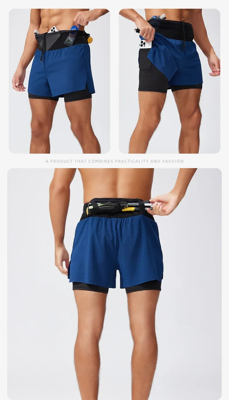 Lightweight Running Shorts with Waist Pockets