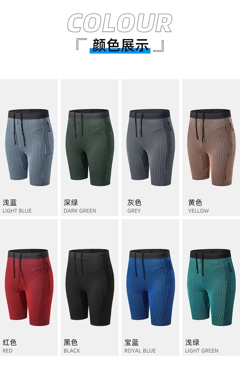 Men’s Compression Running Shorts — With Pockets