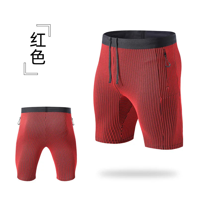 Men’s Compression Running Shorts — With Pockets