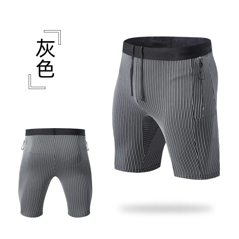 Men’s Compression Running Shorts — With Pockets