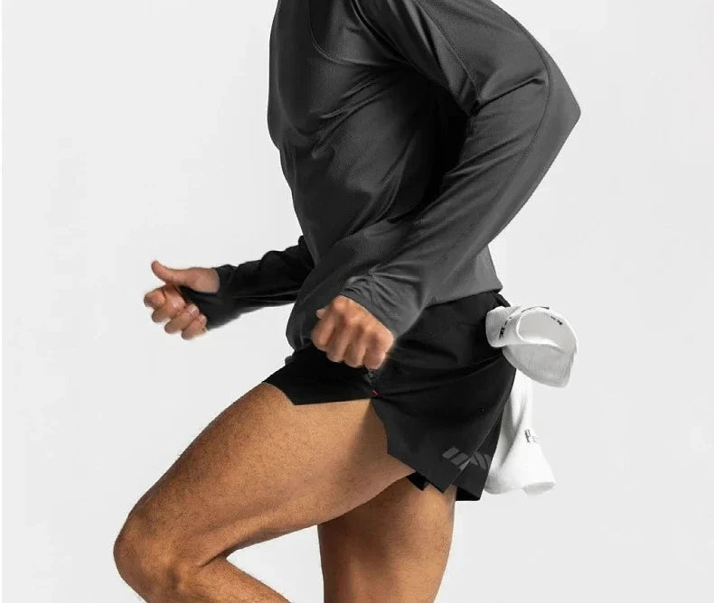 Men’s Quick-Dry Sports Shorts — Stretch Fit with Pockets