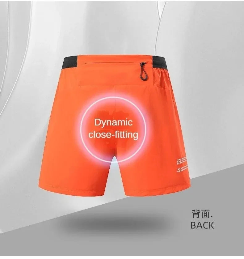 Men’s Double-Layer Running Shorts — Pockets & Gym Ready