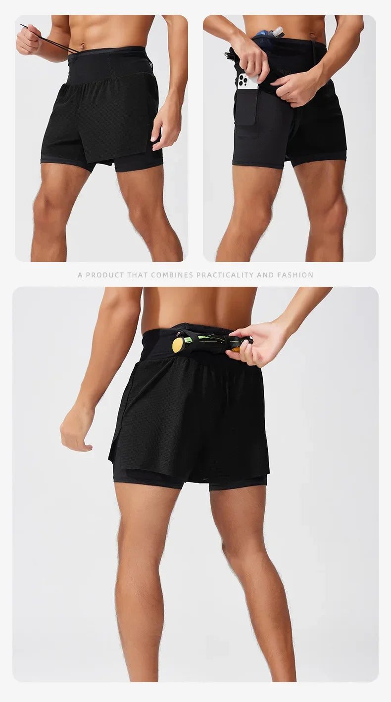 Lightweight Running Shorts with Waist Pockets