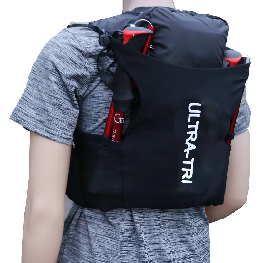 ULTRA-TRI Trail Running Hydration Vest Lightweight Outdoor Sports Backpack Hiking Cylcing12L