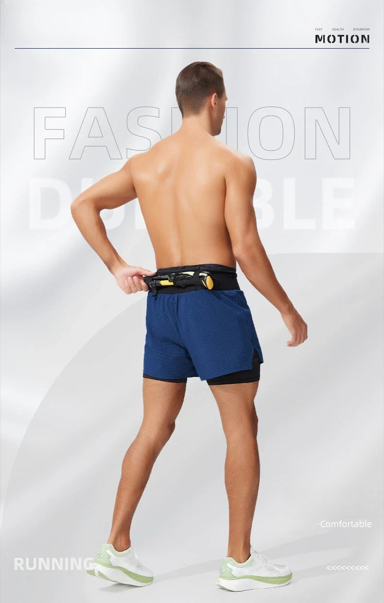 Lightweight Running Shorts with Waist Pockets