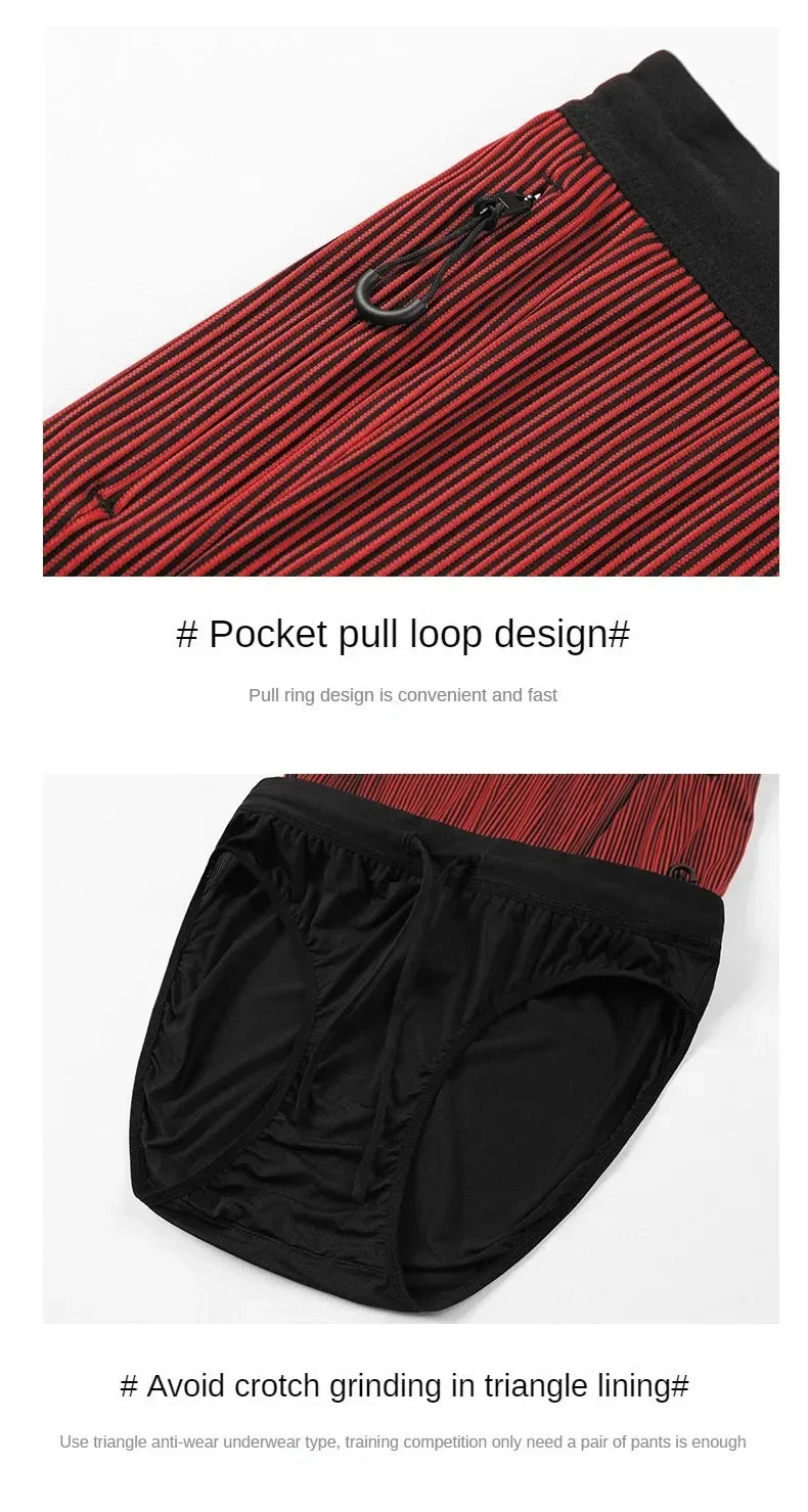 Men’s Compression Running Shorts — With Pockets