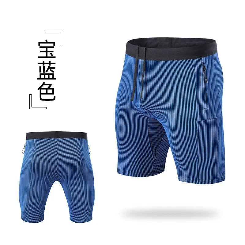 Men’s Compression Running Shorts — With Pockets