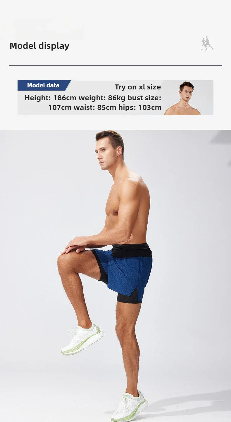 Lightweight Running Shorts with Waist Pockets