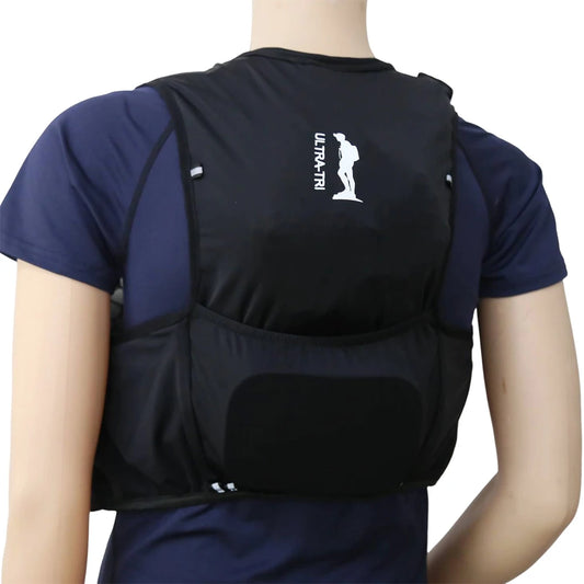 ULTRA-TRI Hydration Trail Running Backpack Lightweight Race Training Vest Pack 8L