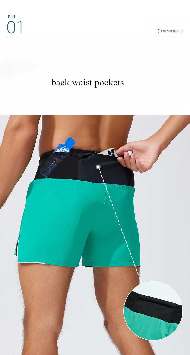 Lightweight Running Shorts with Waist Pockets