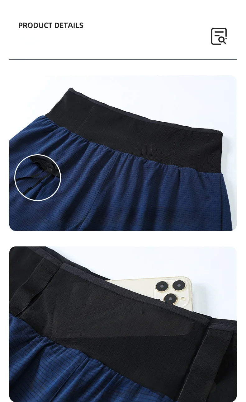 Lightweight Running Shorts with Waist Pockets