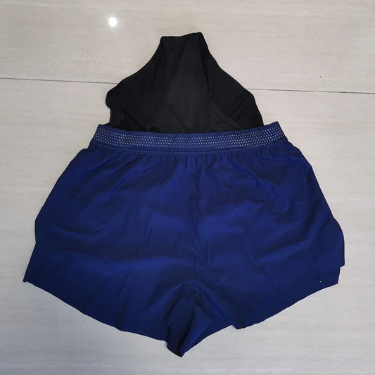 Running Shorts Men's National Team Elite Diamond League Marathon Track and Field Color blocked Three Point Shorts Customized