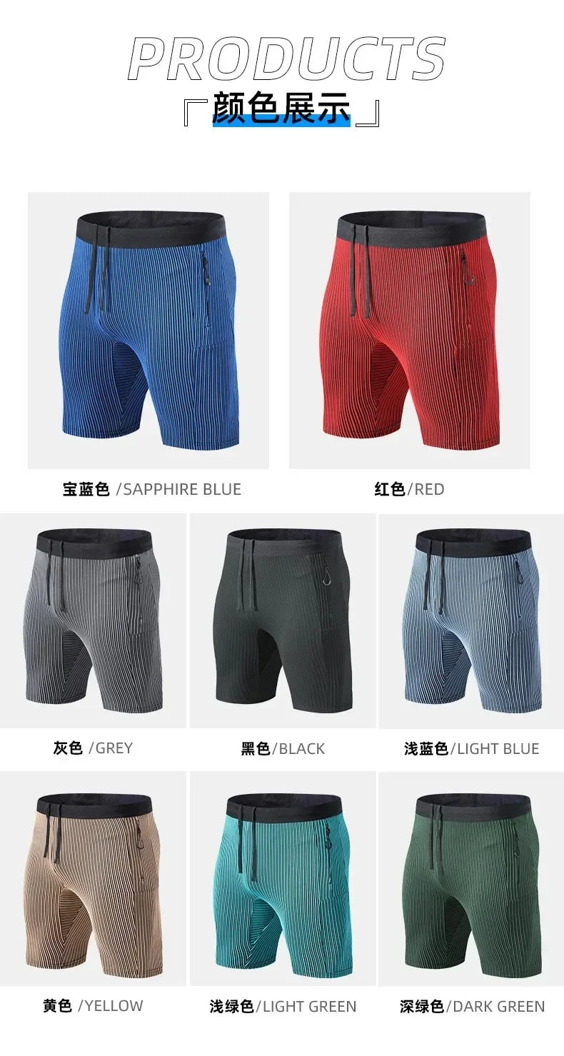 Men’s Compression Running Shorts — With Pockets