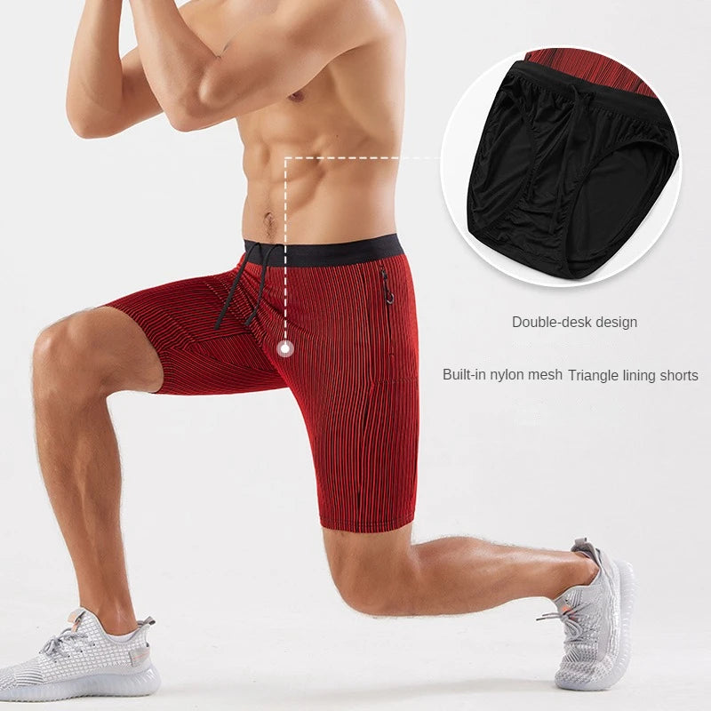 Men’s Compression Running Shorts — With Pockets