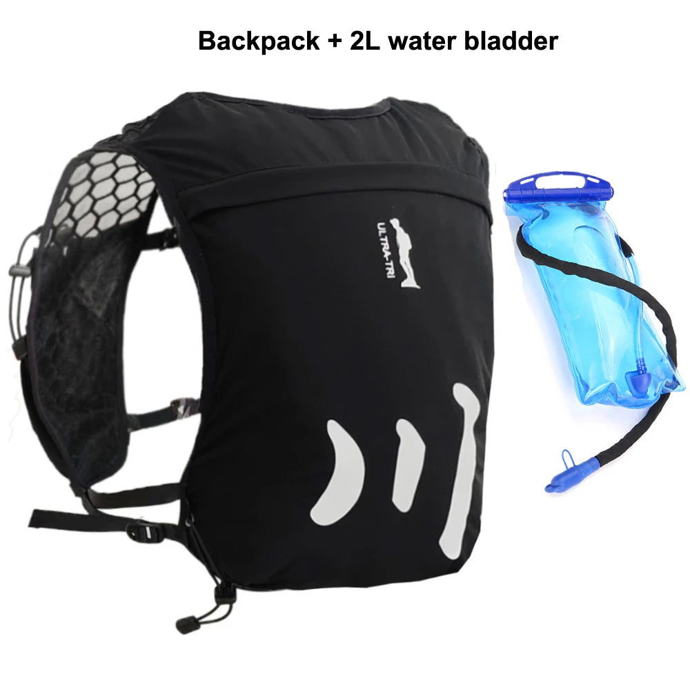 ULTRA-TRI Lightweight Hydration Running Vest Waterproof Trail Running Backpack 6L