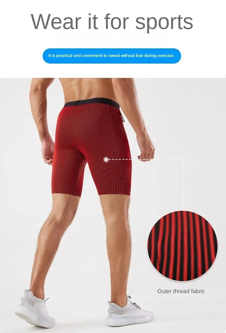 Men’s Compression Running Shorts — With Pockets