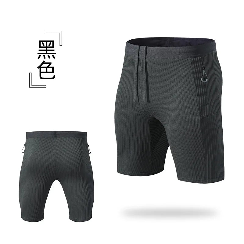 Men’s Compression Running Shorts — With Pockets