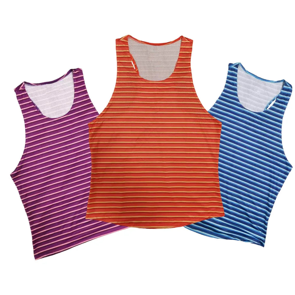 🟦 Pace & Flow Running Vest – Ultra-Light Quick-Dry (Gradient Blue)