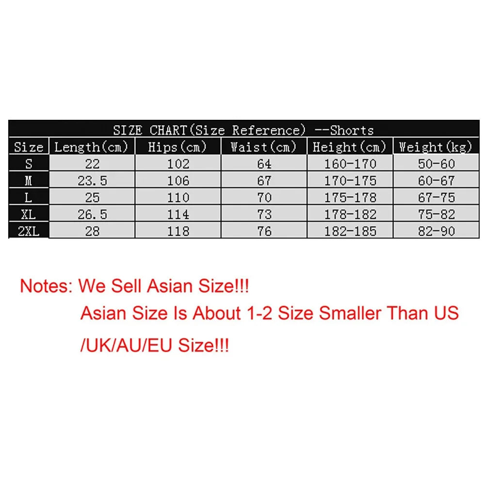Men Running Shorts Fitness Quick Dry GYM Short Jogging Training Workout Summer Sport Shorts