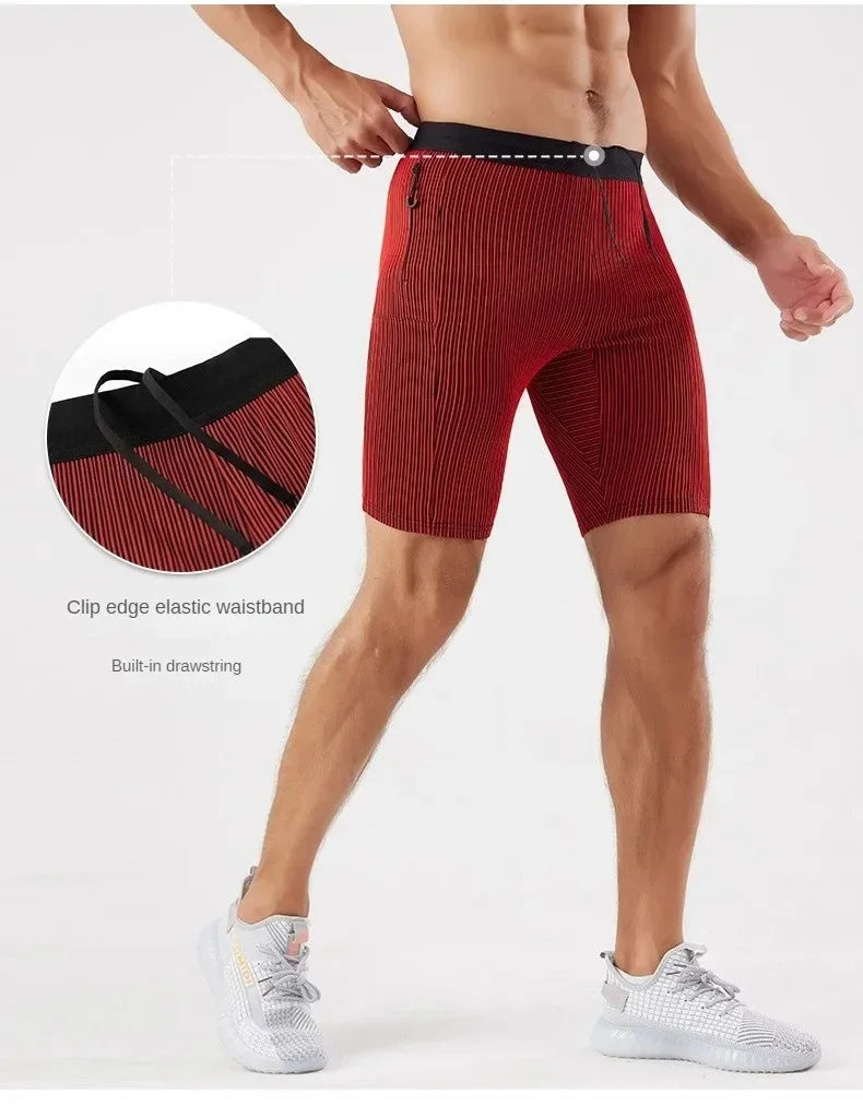 Men’s Compression Running Shorts — With Pockets