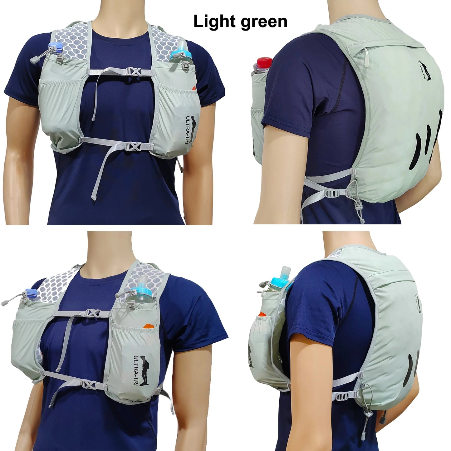 ULTRA-TRI Lightweight Hydration Running Vest Waterproof Trail Running Backpack 6L