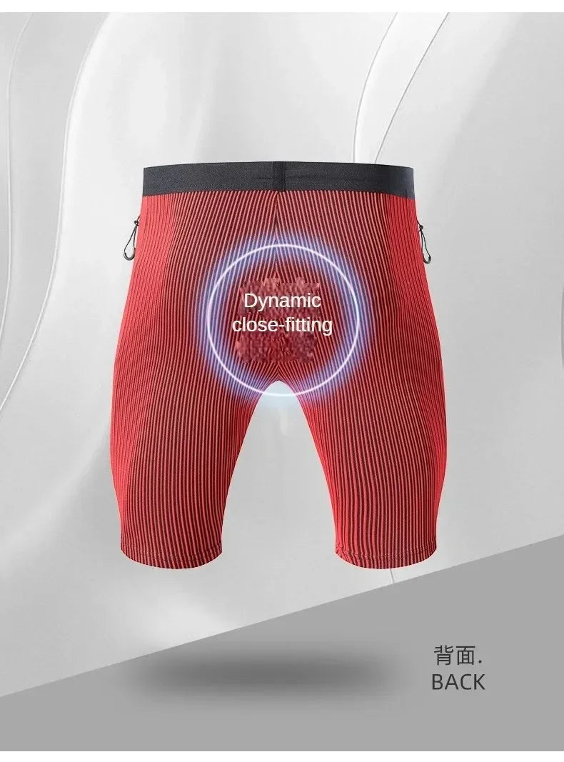 Men’s Compression Running Shorts — With Pockets