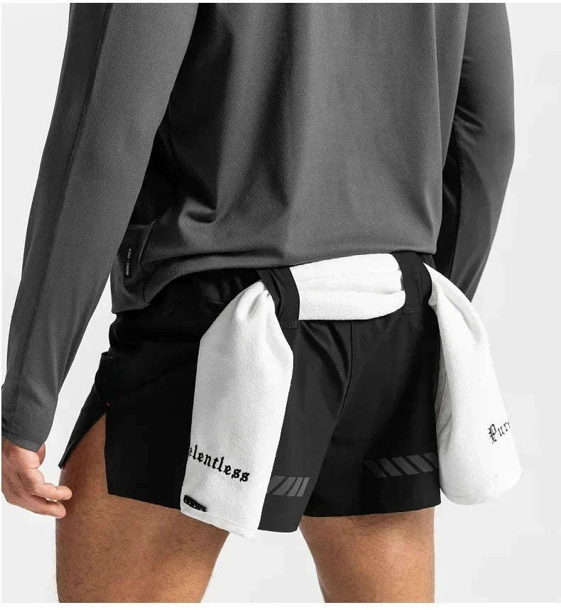 Men’s Quick-Dry Sports Shorts — Stretch Fit with Pockets