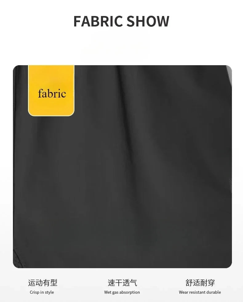 Men’s Quick-Dry Sports Shorts — Stretch Fit with Pockets