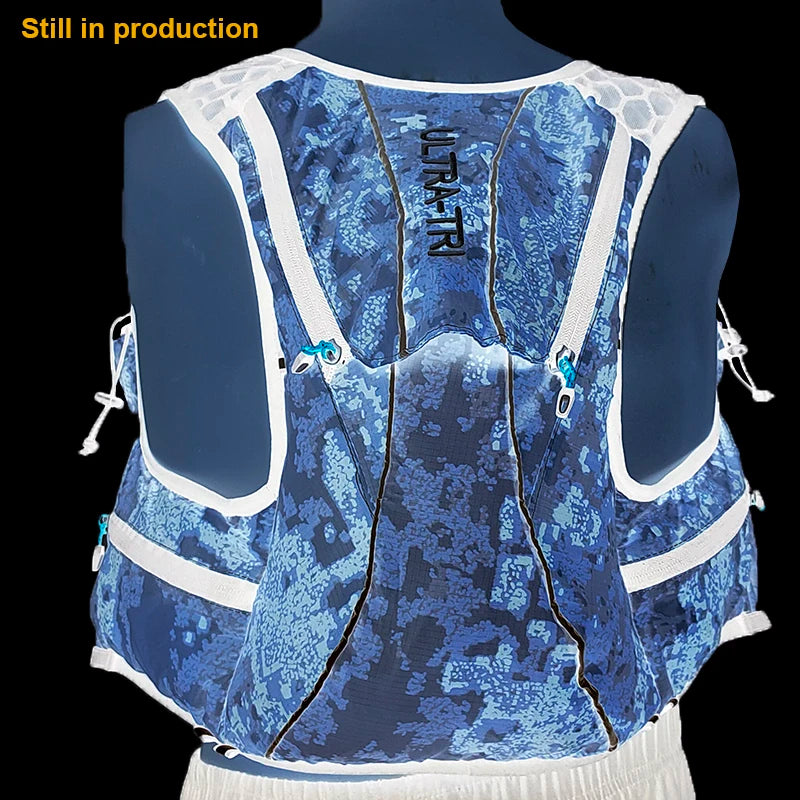 ULTRA-TRI Lightweight Running Backpack Camouflage Hydration Packs Hiking Cycling Jogging