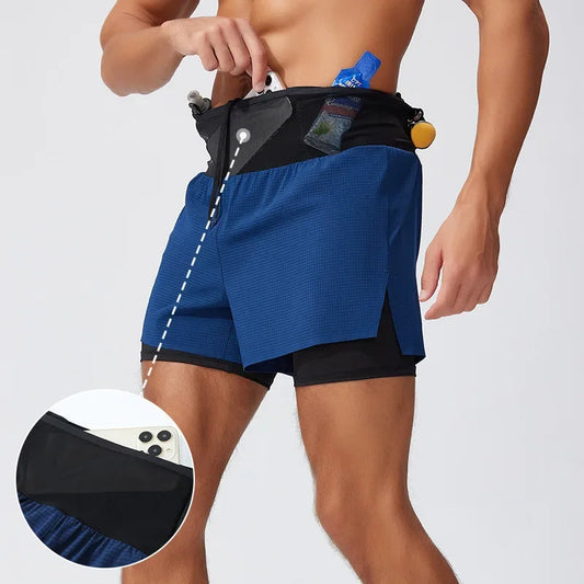 Lightweight Running Shorts with Waist Pockets