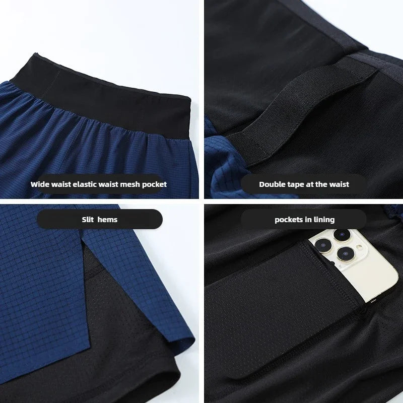 Lightweight Running Shorts with Waist Pockets