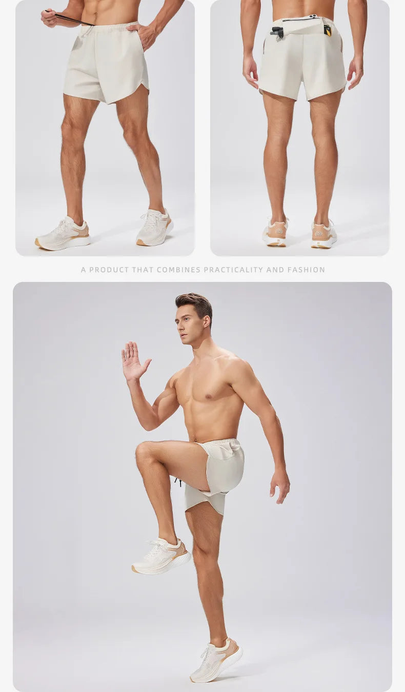 Men’s Quick-Dry Running & Training Shorts — Lightweight, Breathable