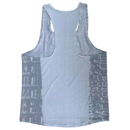 🟦 Pace & Flow Men’s Running Vest – Ultra-Light Quick-Dry Singlet Red/Blue
