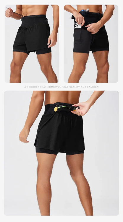 Lightweight Running Shorts with Waist Pockets