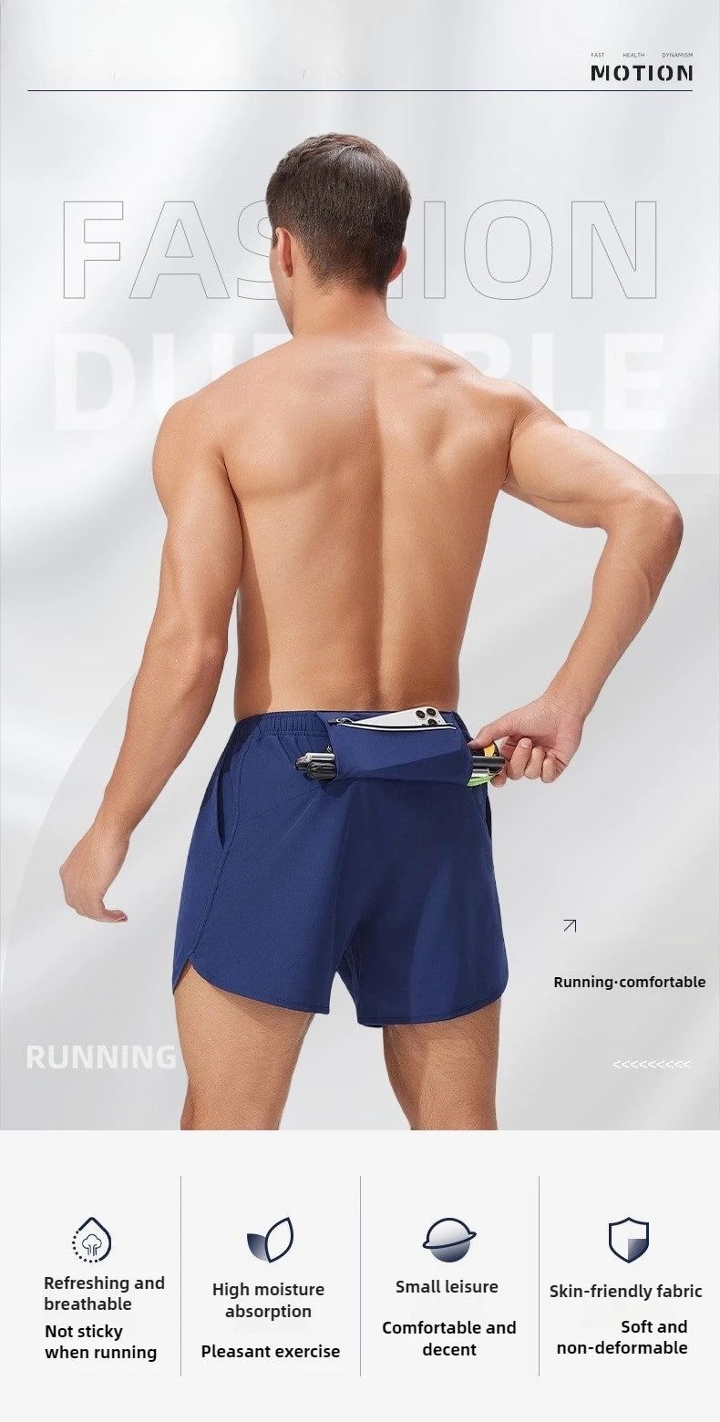 Men’s Quick-Dry Running & Training Shorts — Lightweight, Breathable
