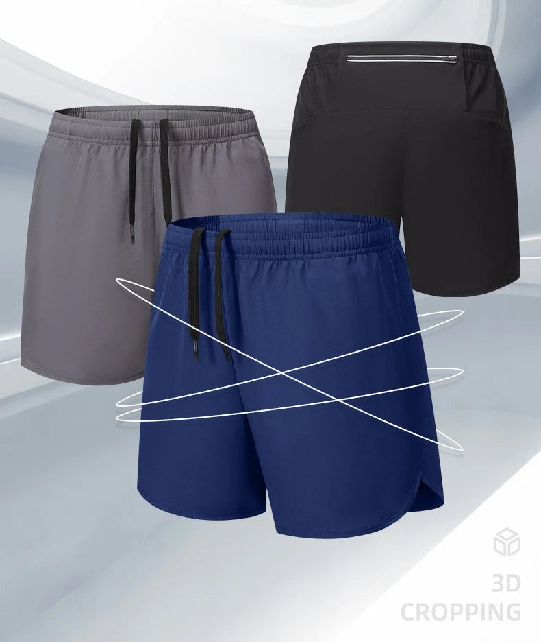 Men’s Quick-Dry Running & Training Shorts — Lightweight, Breathable