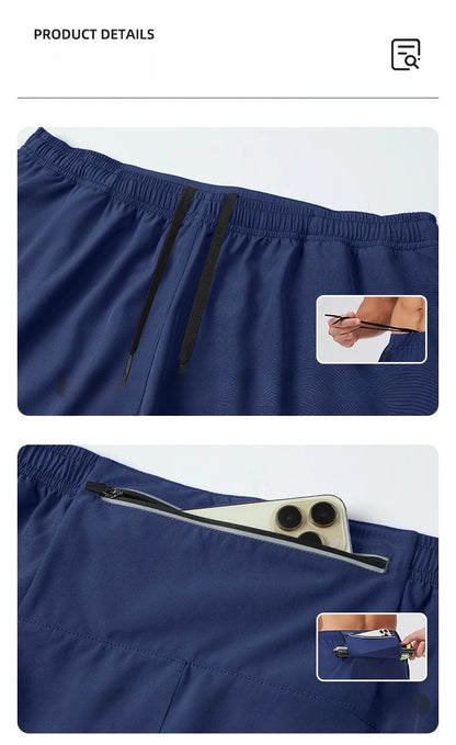 Men’s Quick-Dry Running & Training Shorts — Lightweight, Breathable