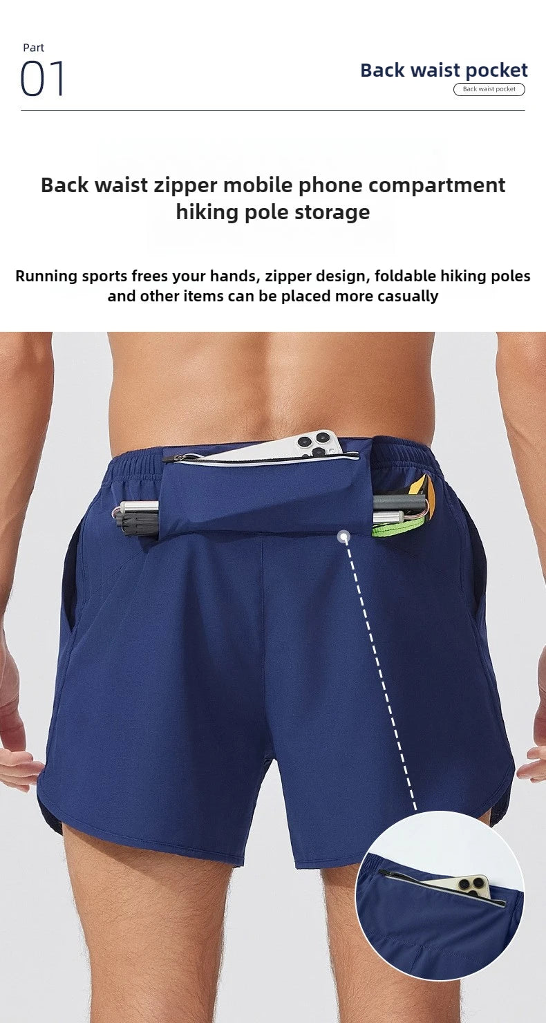 Men’s Quick-Dry Running & Training Shorts — Lightweight, Breathable