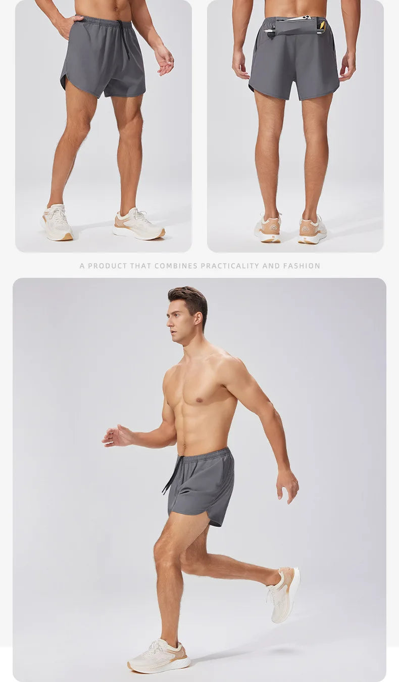 Men’s Quick-Dry Running & Training Shorts — Lightweight, Breathable