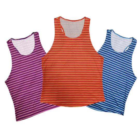 🟦 Pace & Flow Running Vest – Ultra-Light Quick-Dry (Gradient Blue)