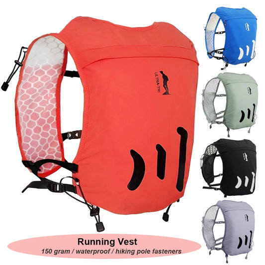 ULTRA-TRI Lightweight Running Vest Waterproof Outdoor Sports Bag Trail Run Backpack 6L